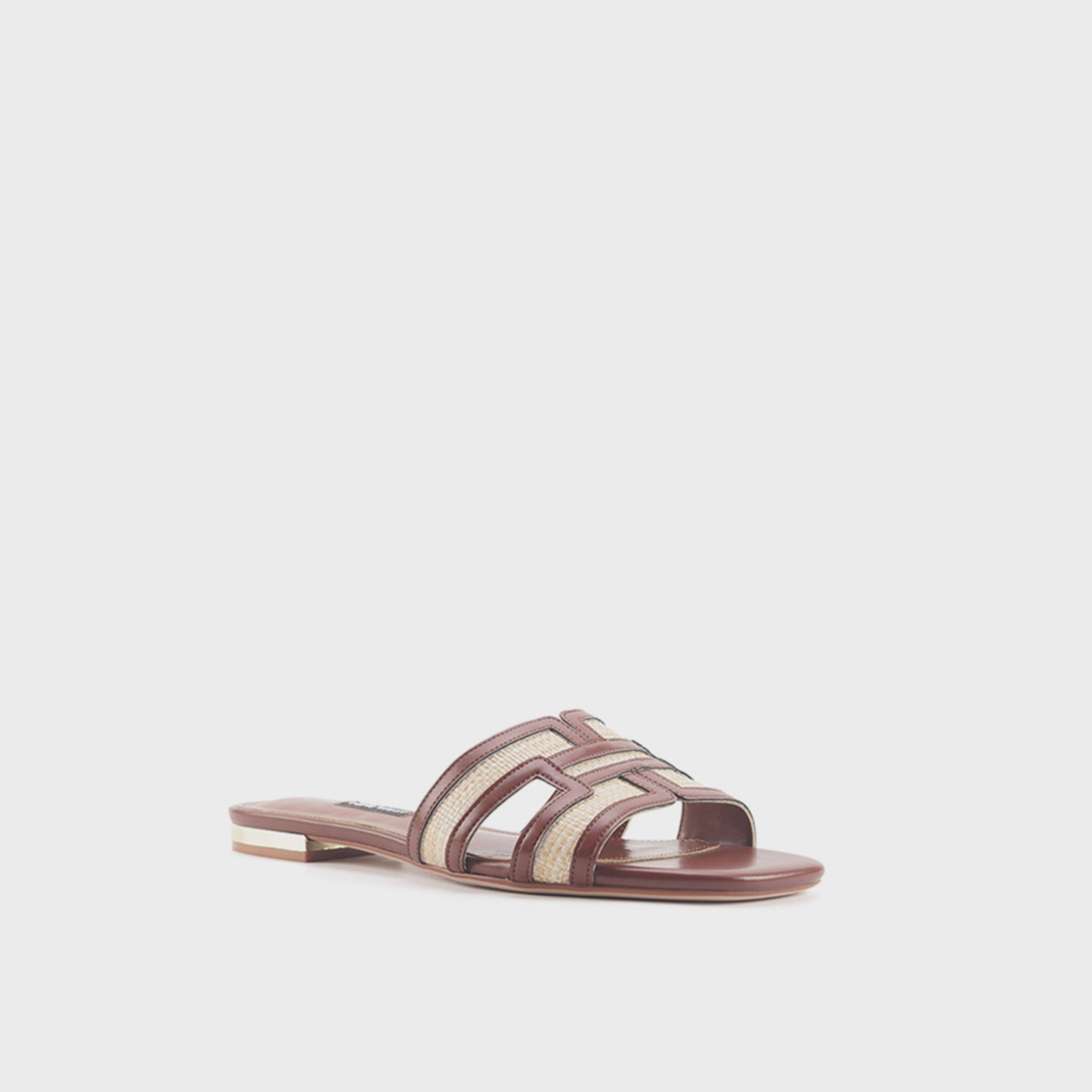 ناين ويست - صندل مسطح سهل الارتداء للنساء | MELANIA2-5FX-women-shoes-sandals-flats-image-1