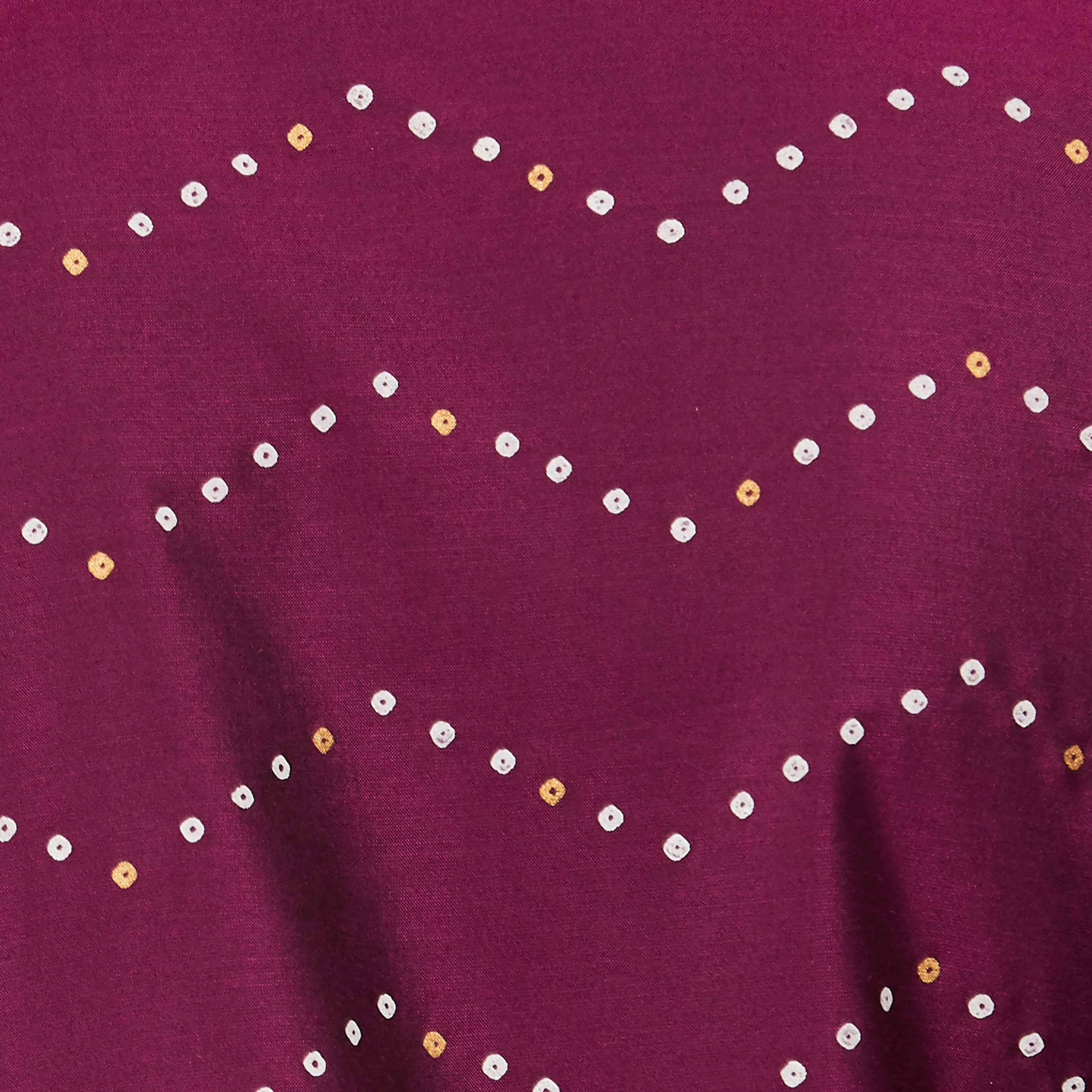 طقم كورتا وسروال نسائي برقبة دائرية مطرزة باللون النبيذ من ميلانج-women-clothing-ethnicwear-salwarsuits-image-8