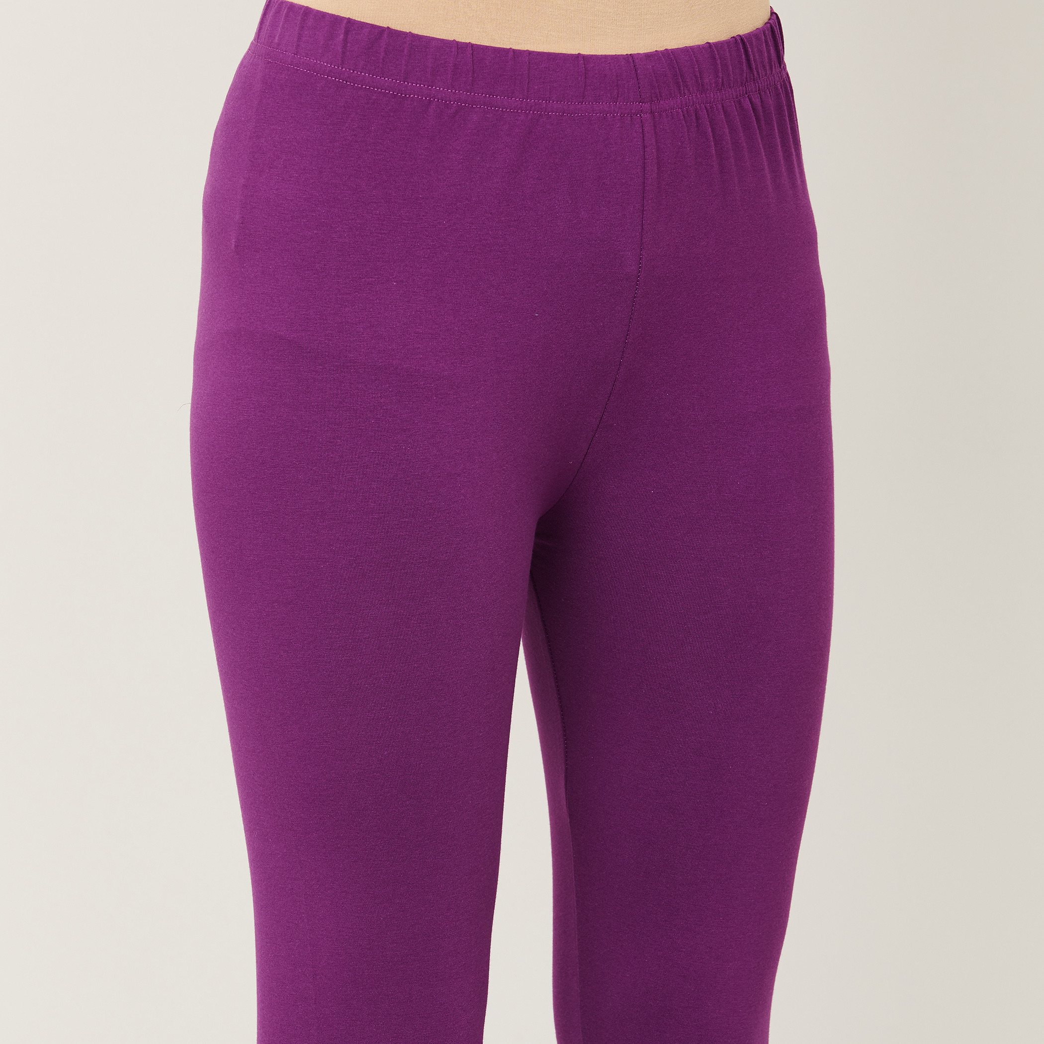 Melange Women Solid Churidar Leggings-women-clothing-ethnicwear-bottoms-leggings-image-4