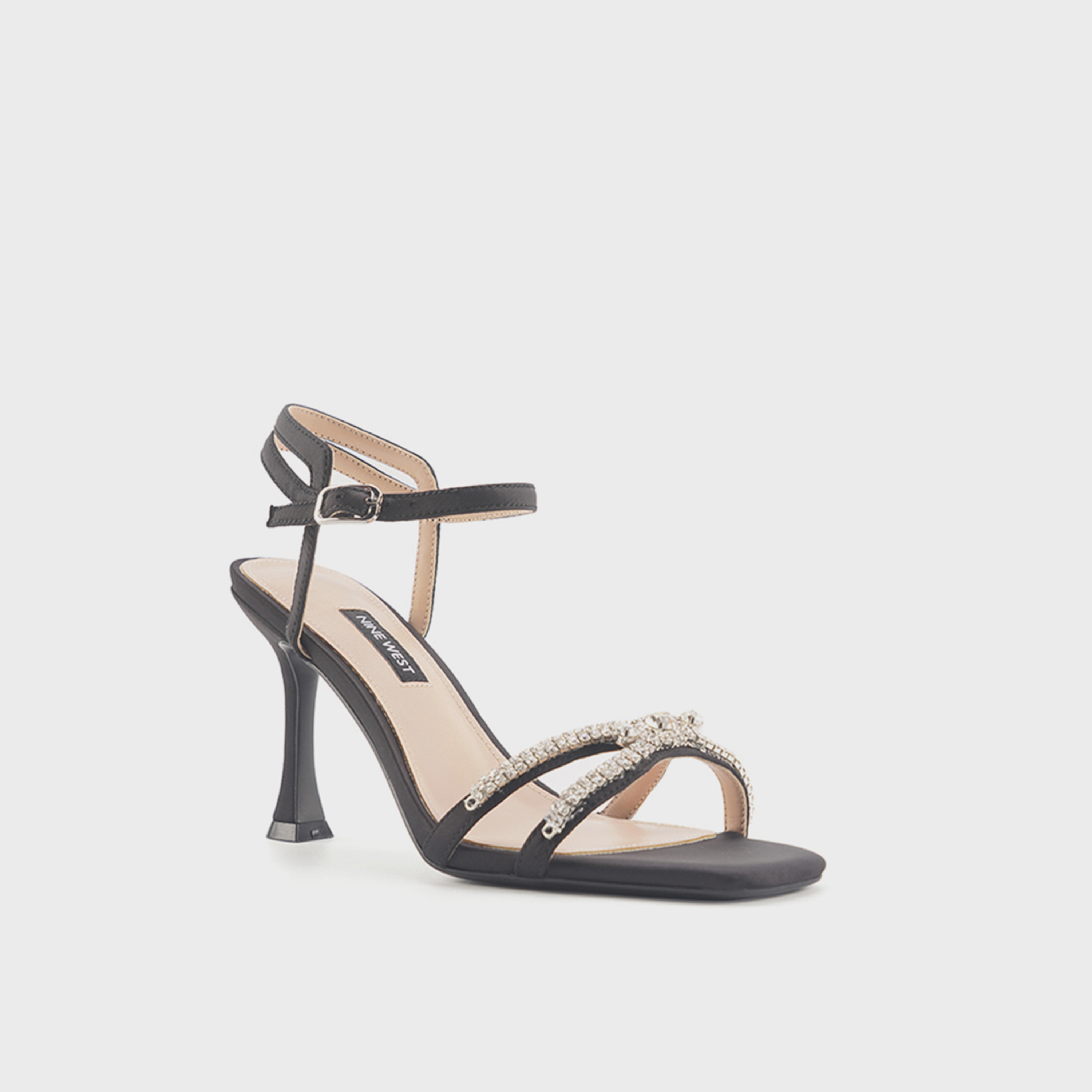 Nine West Women Buckle Strap Stiletto Heels | MELODIE2-5FX-women-shoes-sandals-heeled-image-1