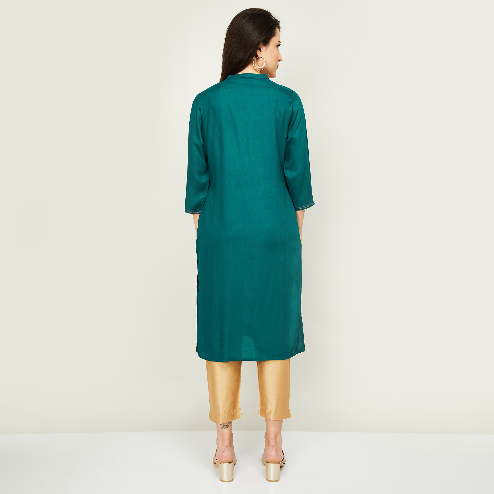 ميلانج أزرق قمم-women-clothing-ethnicwear-kurtas-image-5