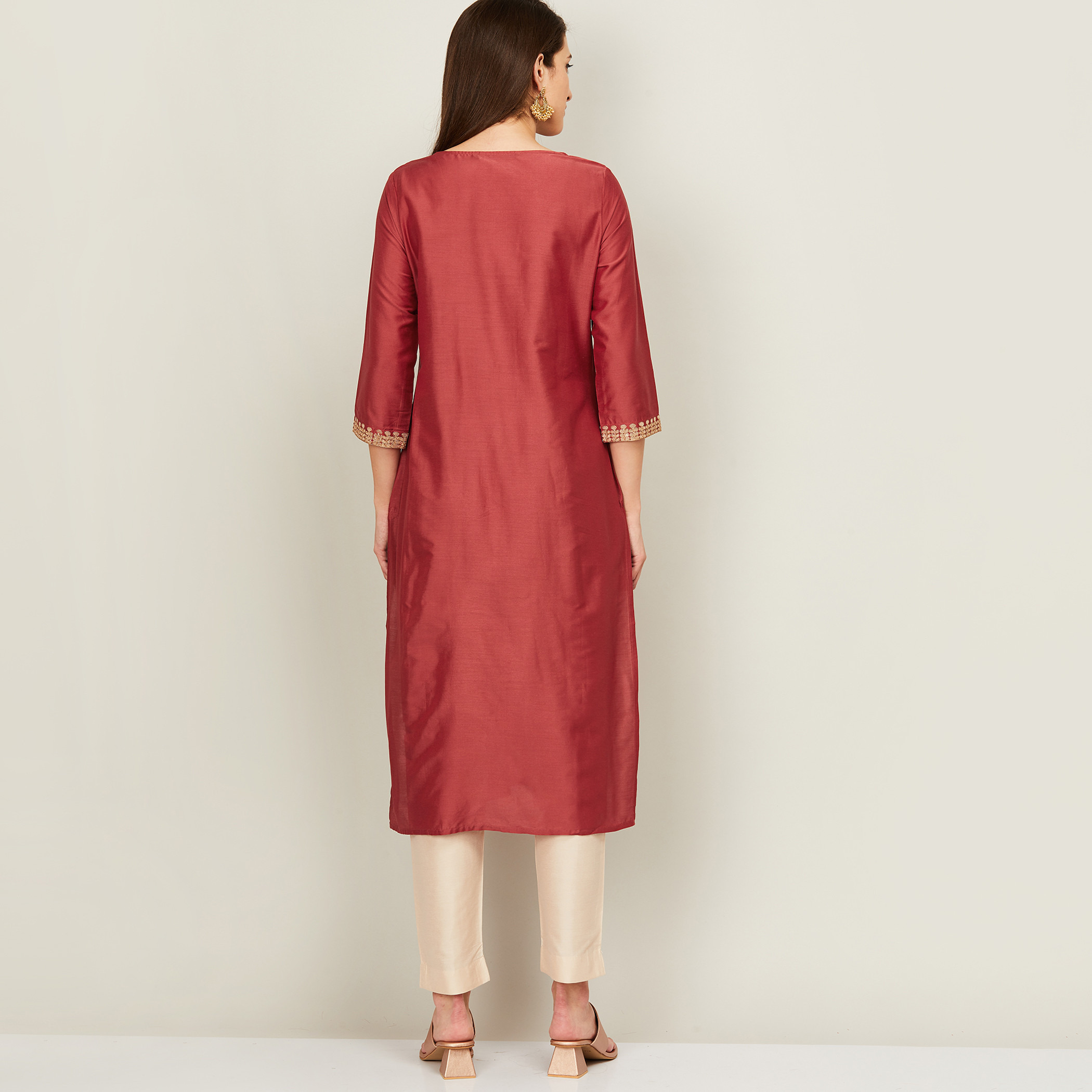 ميلانج لون القرنفل قمم-women-clothing-ethnicwear-kurtas-image-5