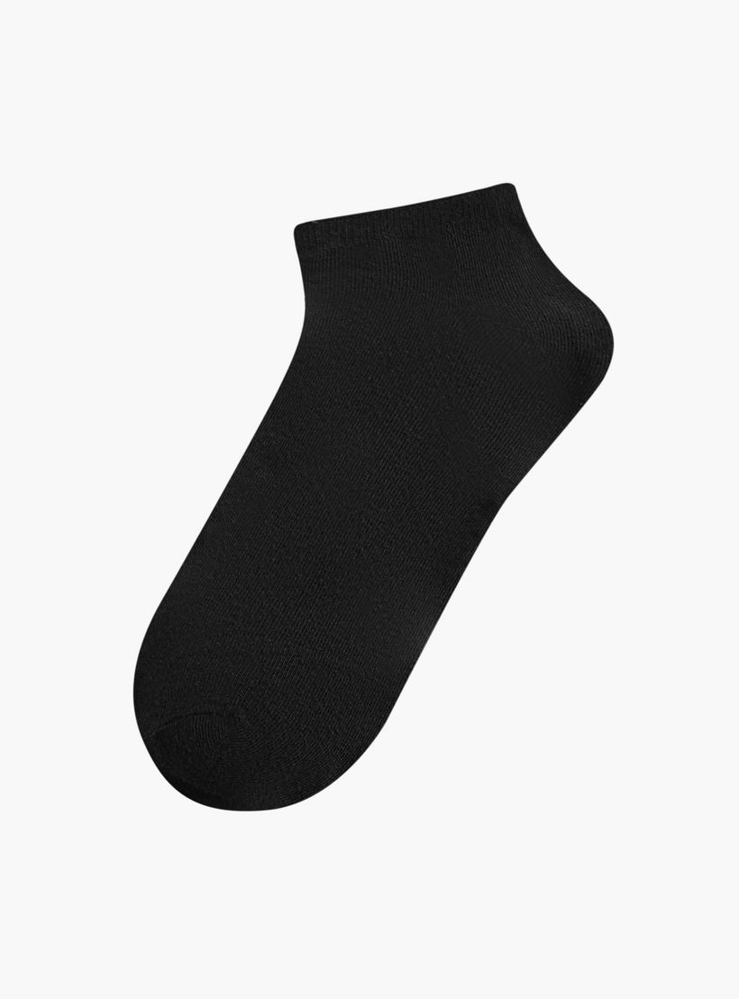 طقم جوارب سادة 5 أزواج بطول الكاحل من جلو-men-socks-image-2