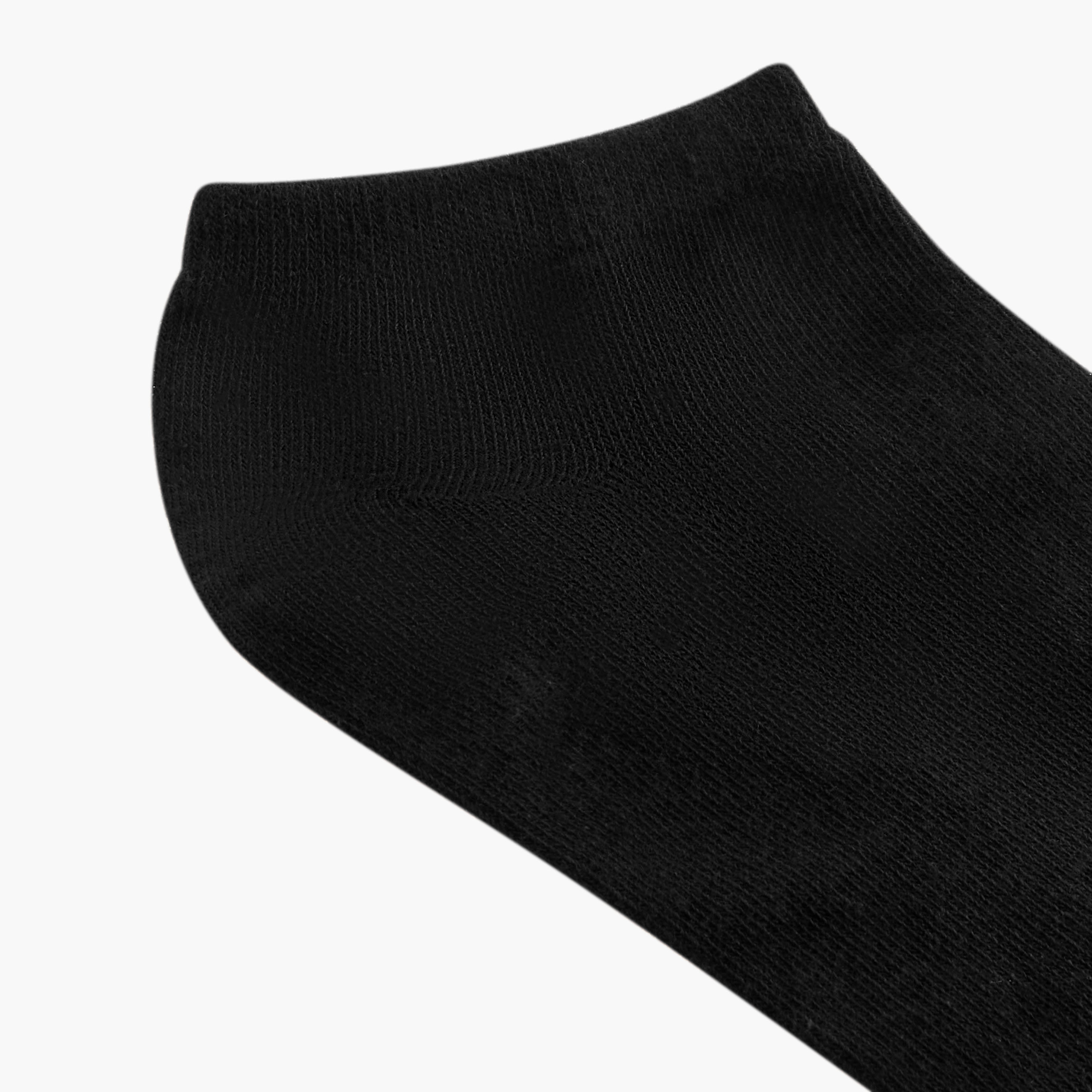 طقم جوارب سادة 5 أزواج بطول الكاحل من جلو-men-socks-image-5