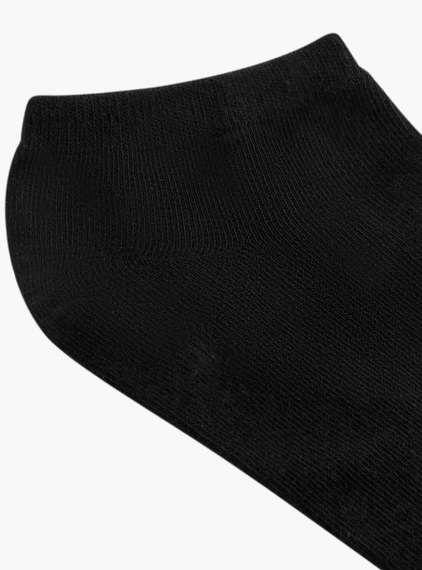 طقم جوارب سادة 5 أزواج بطول الكاحل من جلو-men-socks-image-5