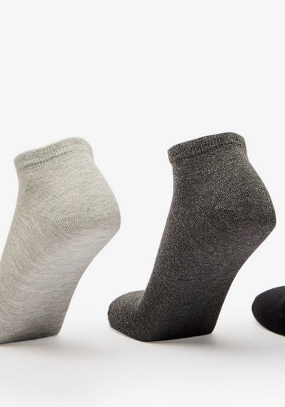 Gloo Solid Ankle Length Socks - Set of 4-Men%27s Socks-image-1
