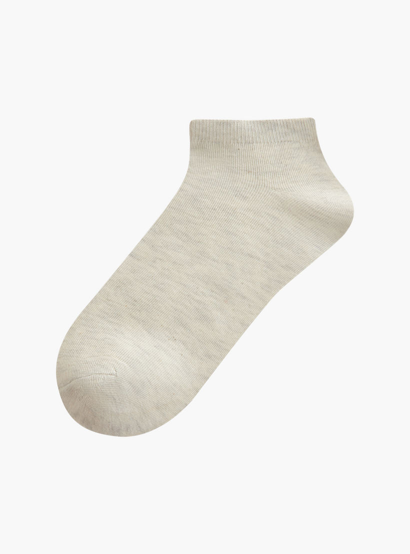 جوارب سادة بطول الكاحل من جلوو - طقم من 4-men-socks-image-2