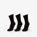 Gloo Solid Calf Length Socks - Set of 3-Men%27s Socks-thumbnailMobile-0