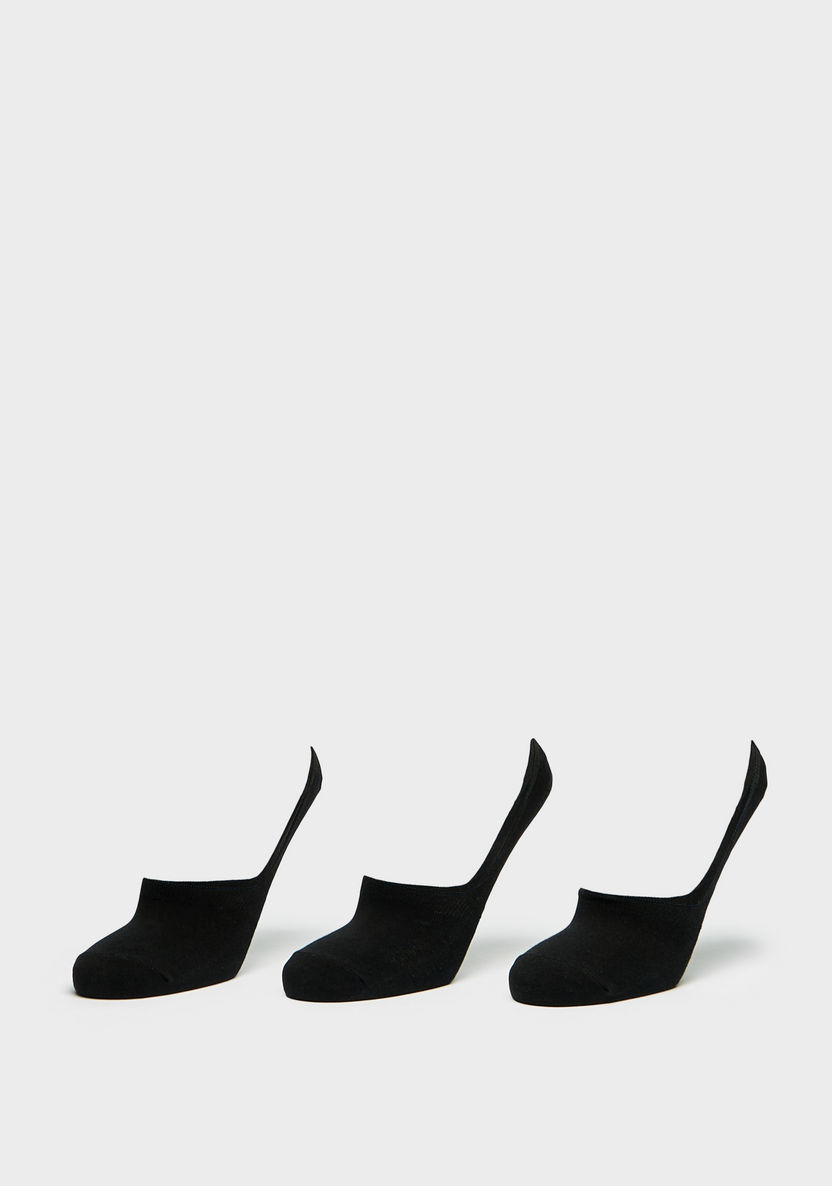 Gloo Solid No Show Socks - Set of 3-Men%27s Socks-image-0