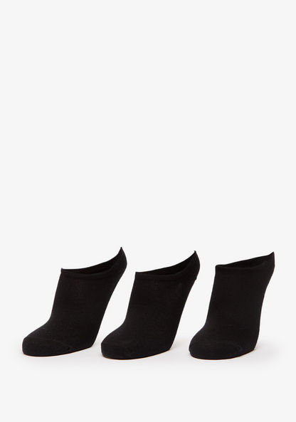 Gloo Solid Ankle Length Socks - Set of 3-Men%27s Socks-image-0