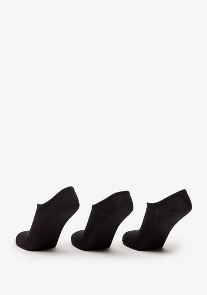 Gloo Solid Ankle Length Socks - Set of 3-Men%27s Socks-image-1