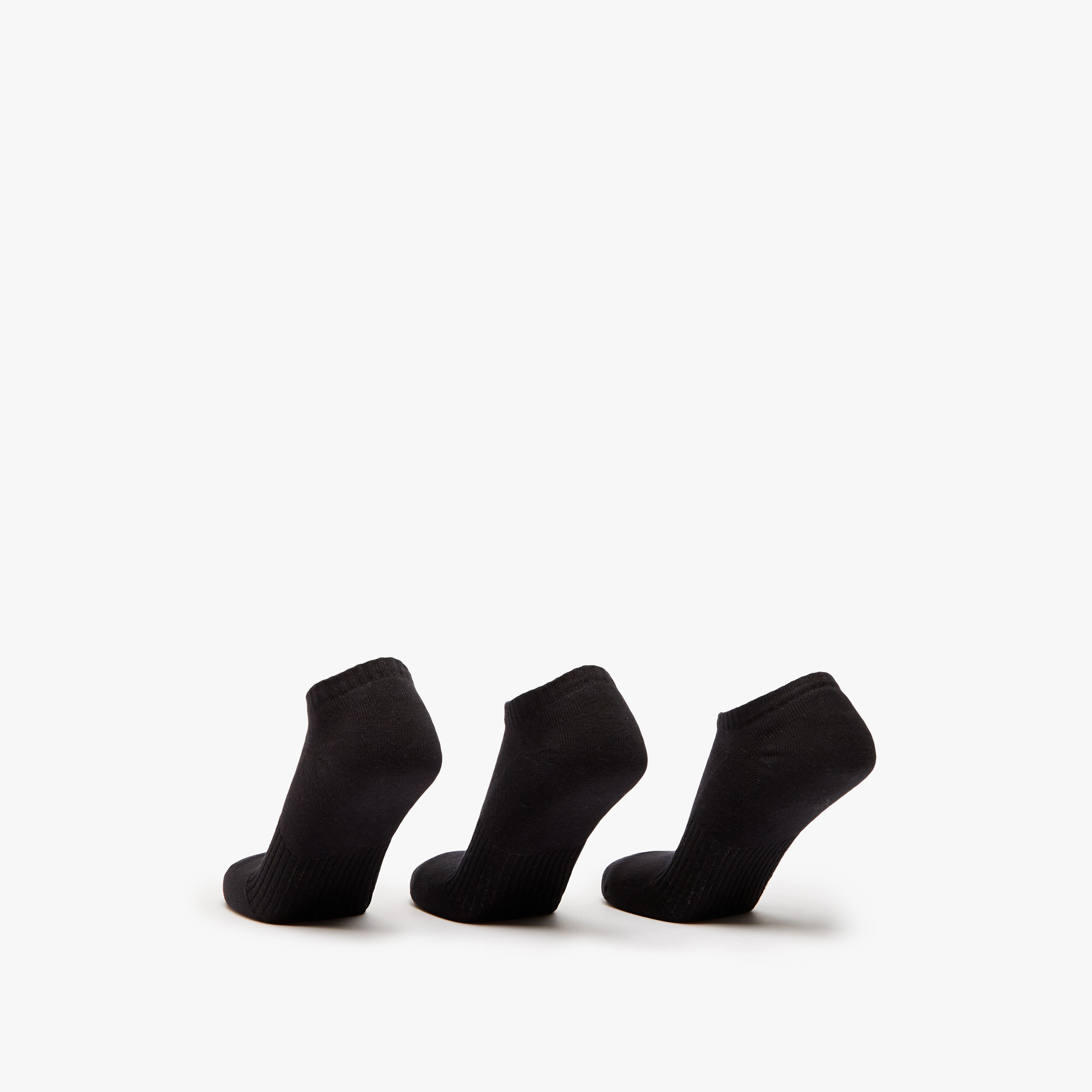 Gloo Textured Ankle Length Cushioned Socks - Set of 3-CP_BESTPRICE_EXCLUSION-image-3