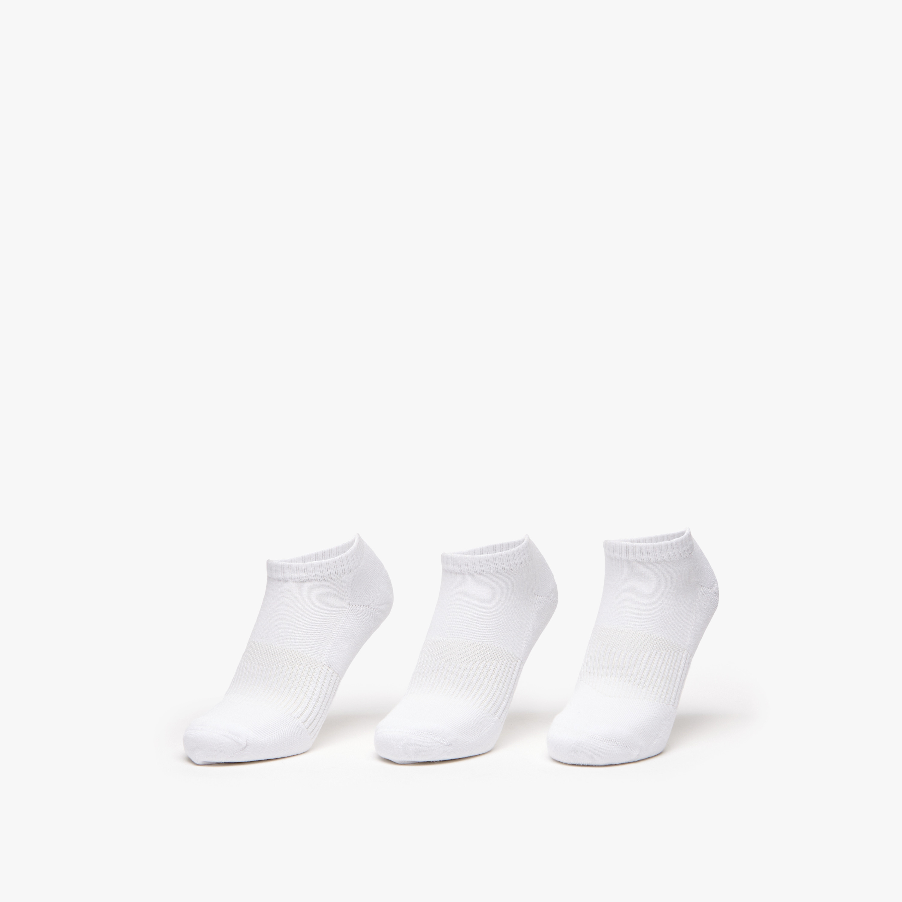 Gloo Textured Ankle Length Cushioned Socks - Set of 3-CP_BESTPRICE_EXCLUSION-image-1