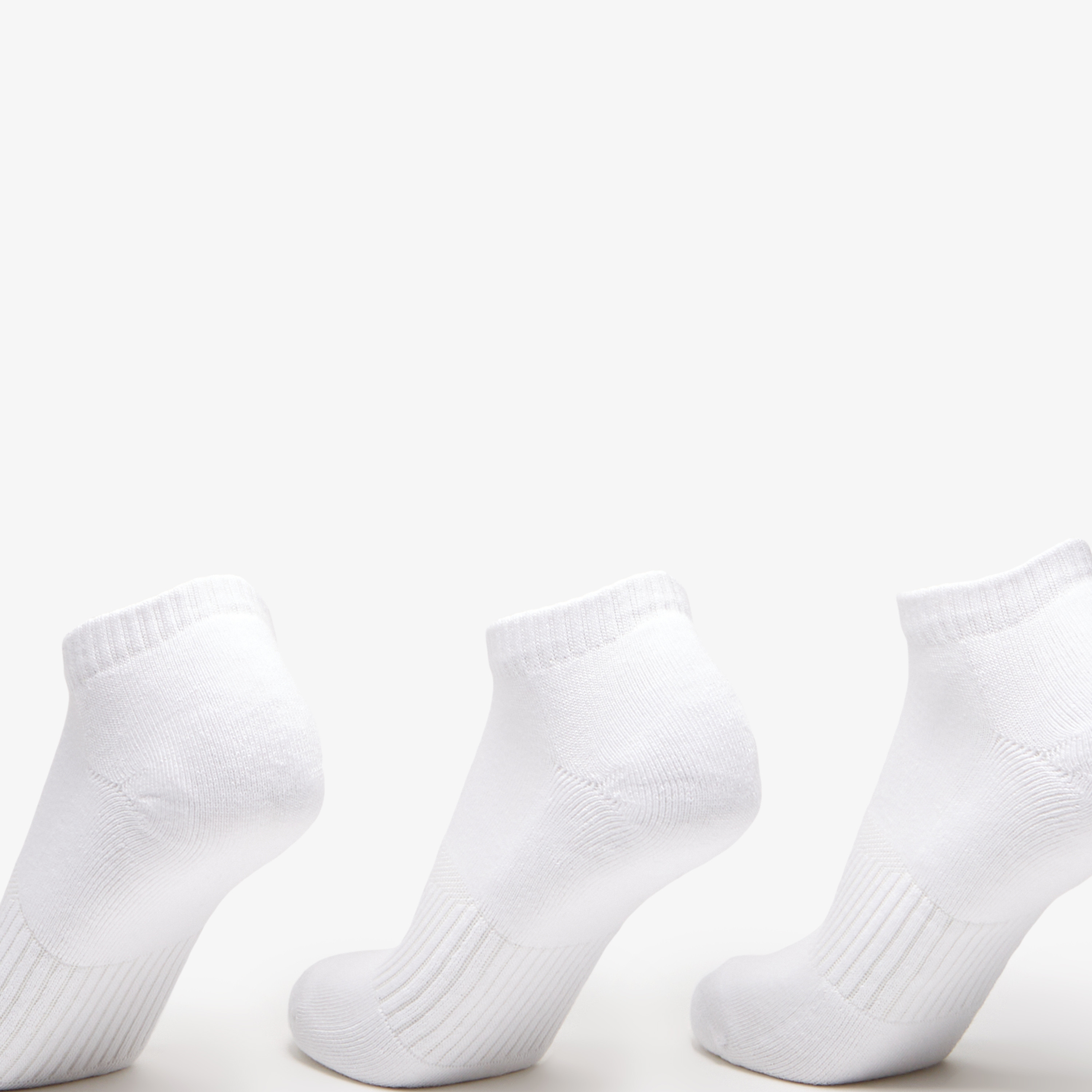 Gloo Textured Ankle Length Cushioned Socks - Set of 3-CP_BESTPRICE_EXCLUSION-image-2