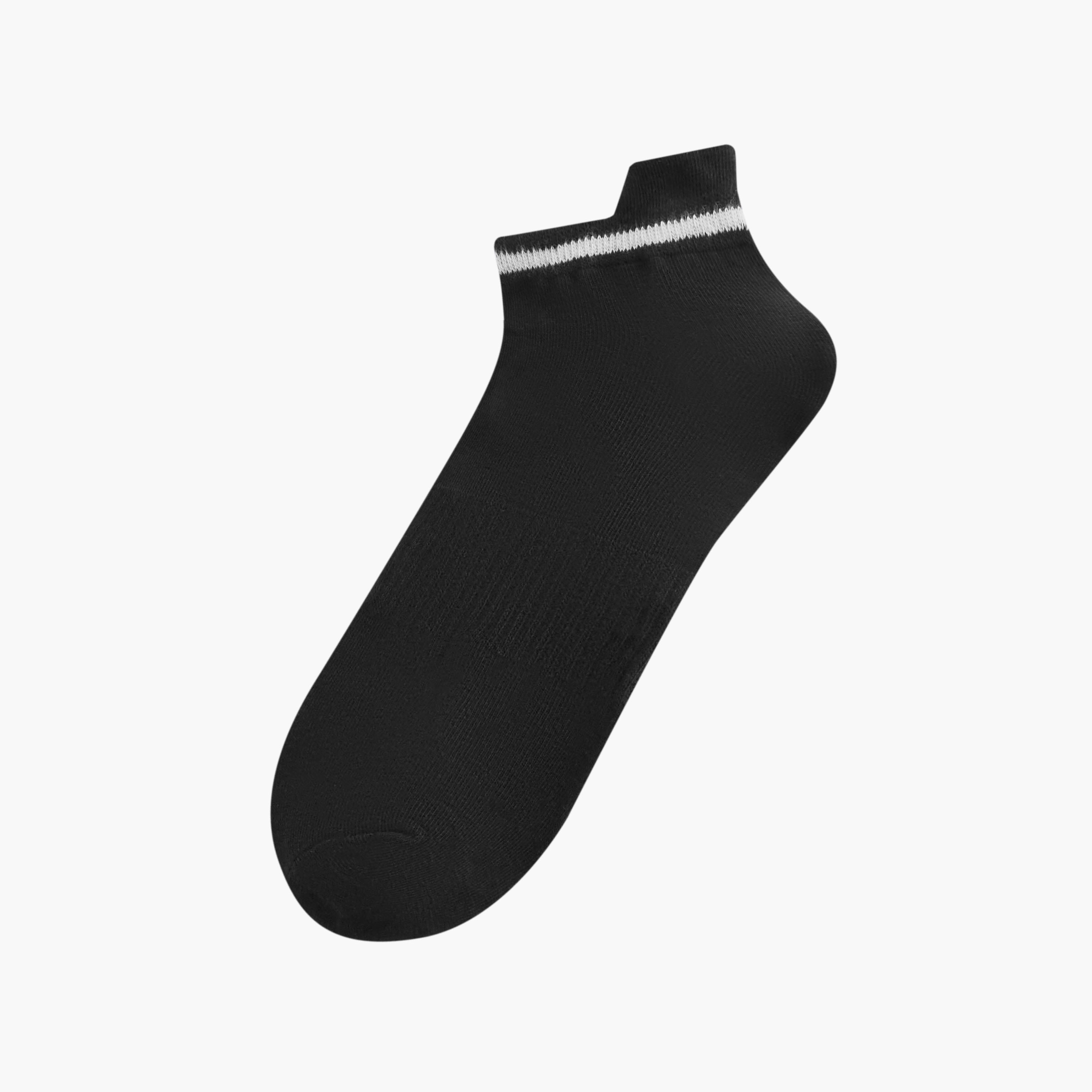 طقم جوارب 5 أزواج سادة بطول الكاحل من جلو-men-socks-image-2