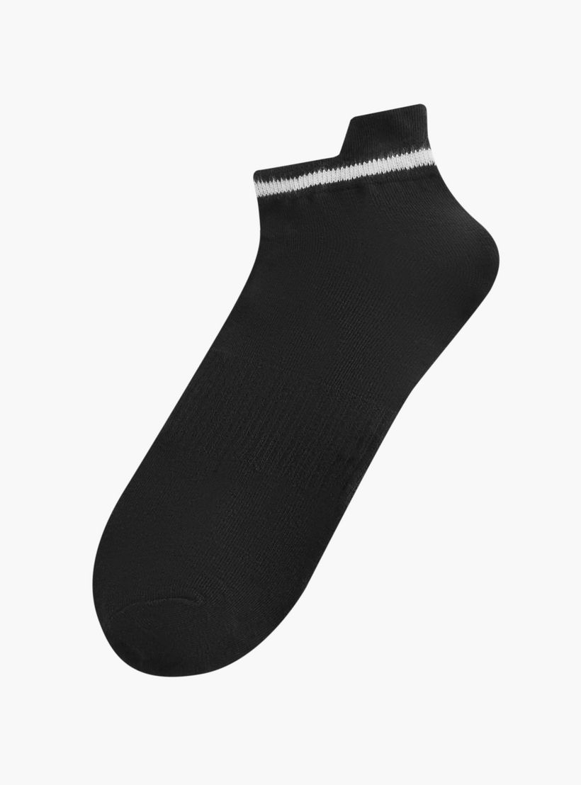 طقم جوارب 5 أزواج سادة بطول الكاحل من جلو-men-socks-image-2