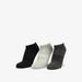 Gloo Textured Ankle Length Socks - Set of 3-Men%27s Socks-thumbnail-0