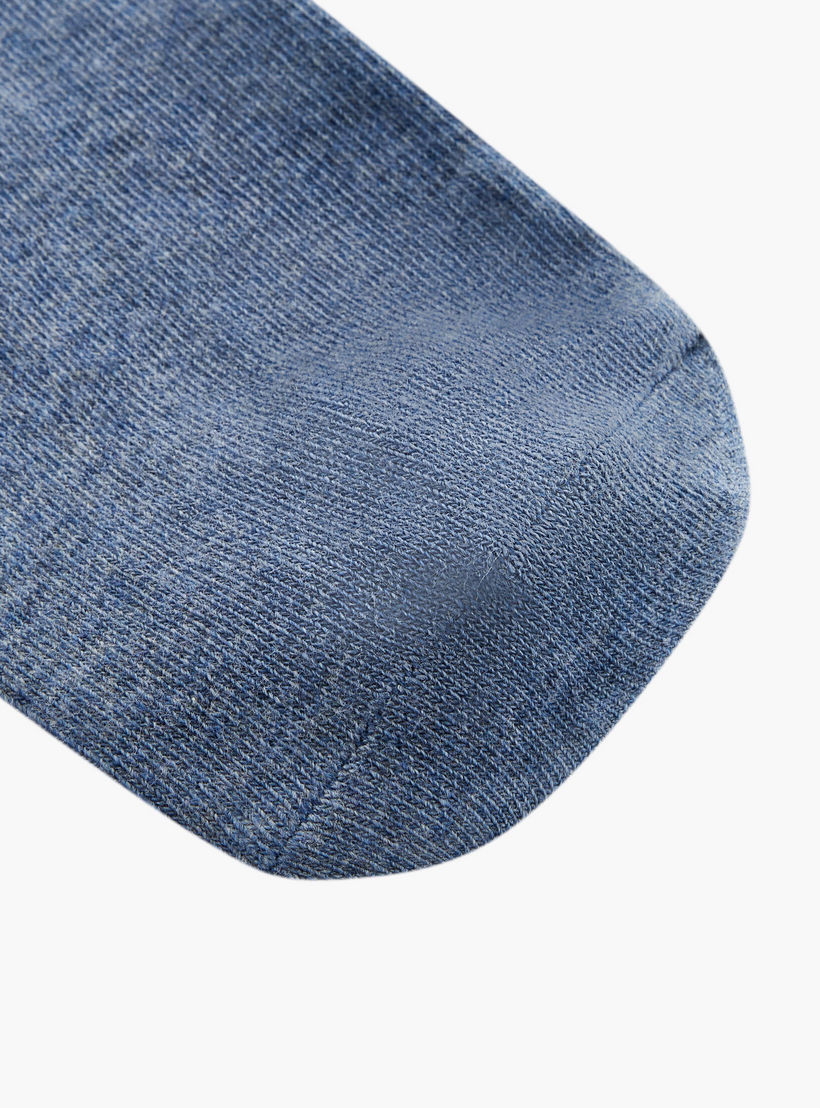 جوارب سادة بطول الكاحل من جلوو - طقم من 5-men-socks-image-3