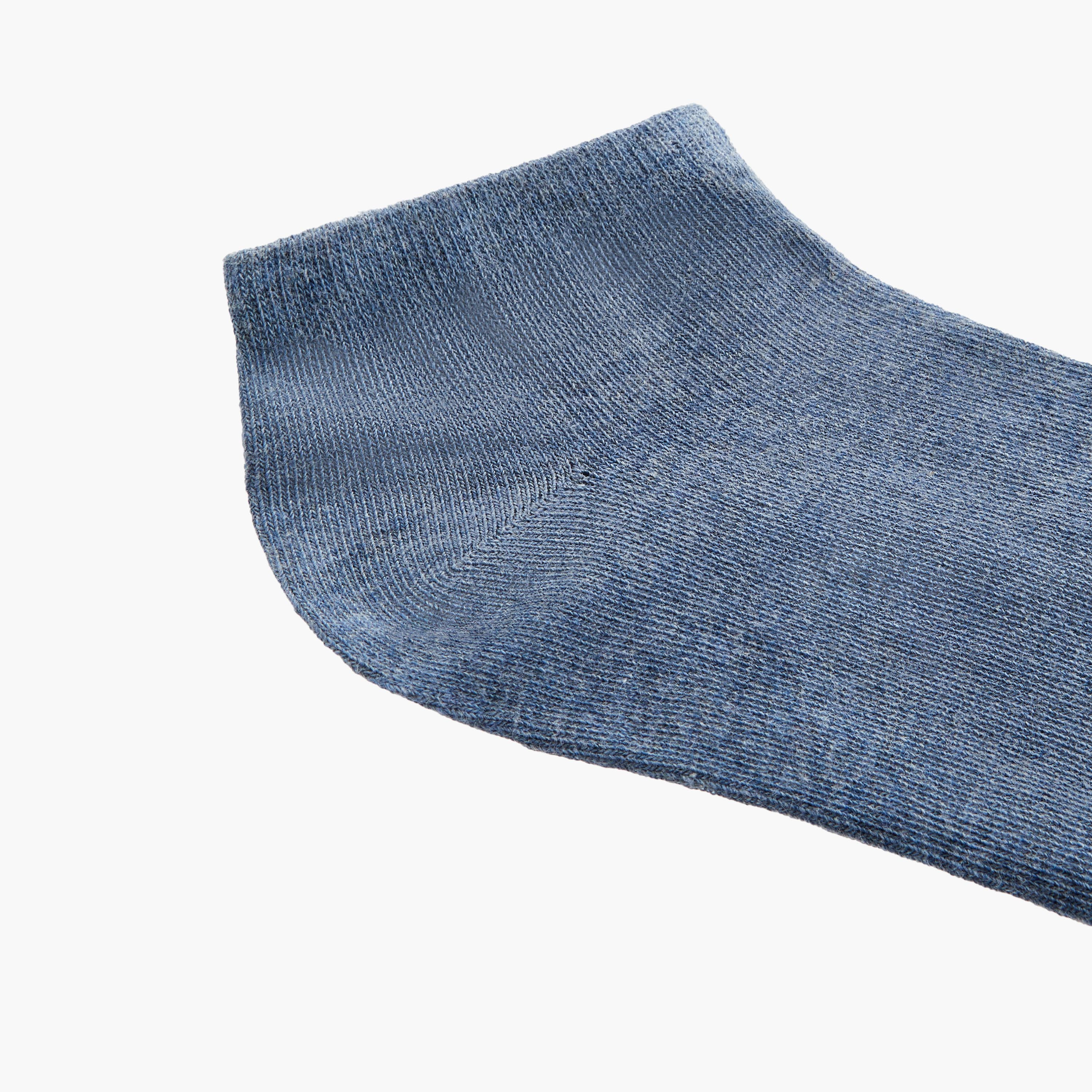 جوارب سادة بطول الكاحل من جلوو - طقم من 5-men-socks-image-5