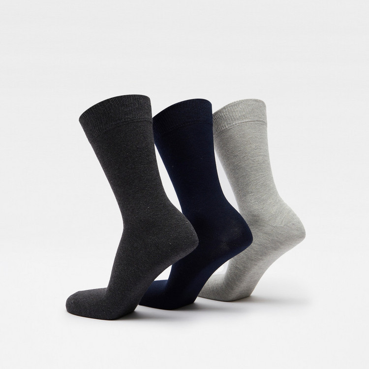 Set of 3 - Gloo Solid Crew Length Socks