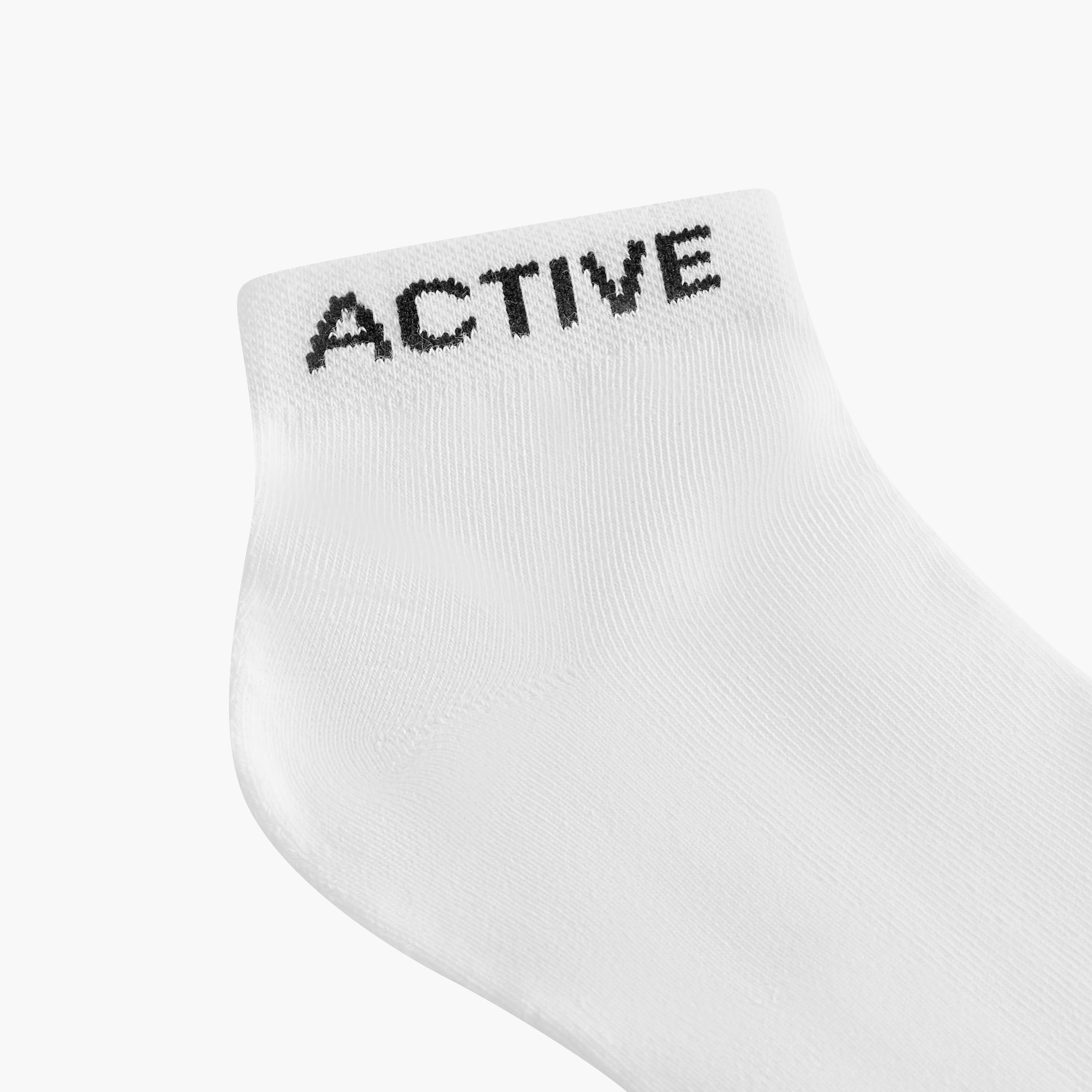 Gloo Printed Half Terry Ankle Length Cushioned Socks - Set of 5-men-socks-image-5