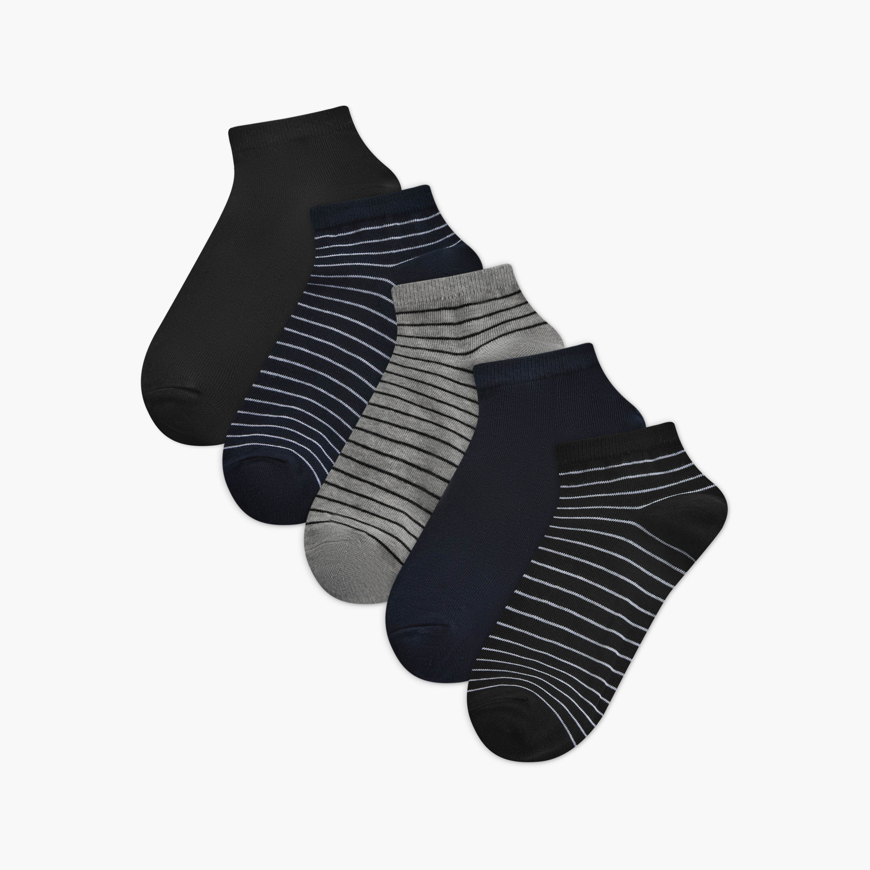 Gloo Men Socks Ankle Length - Set of 5-men-socks-image-1