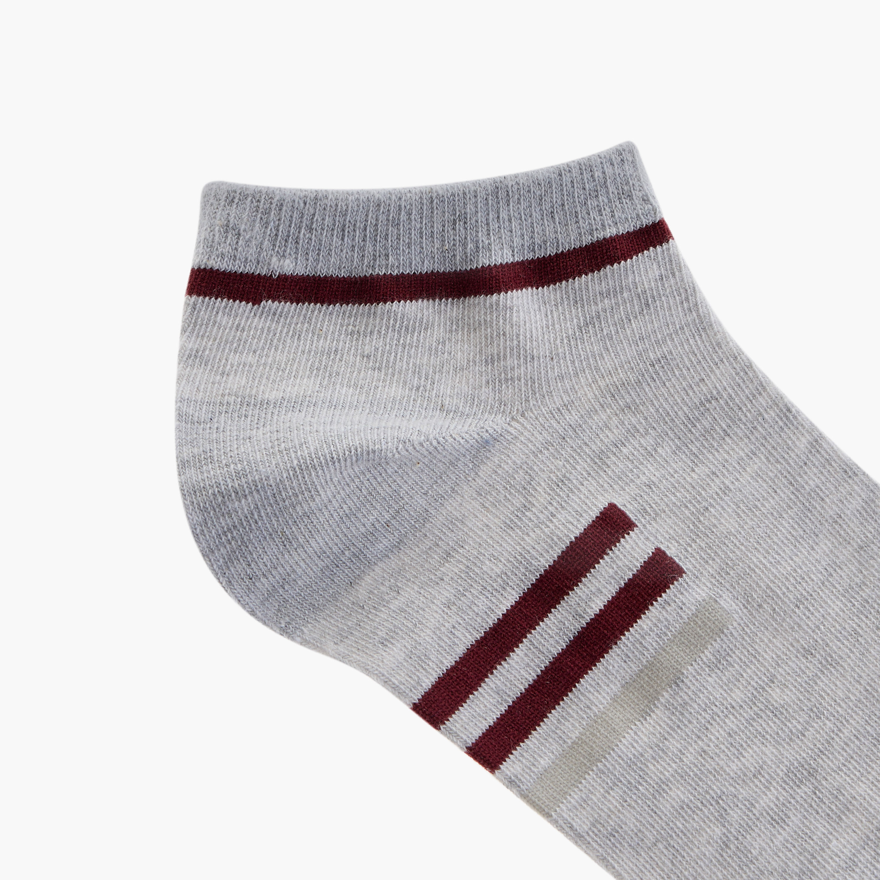 Gloo Printed Non Terry Ankle Length Socks - Set of 5-men-socks-image-5