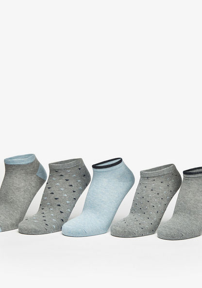 Gloo Assorted Ankle Length Socks - Set of 5-Men%27s Socks-image-0