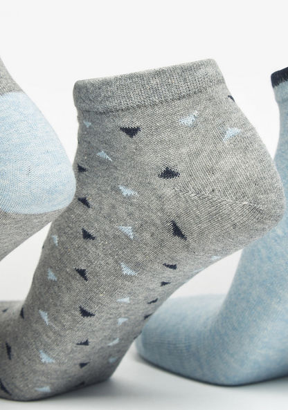 Gloo Assorted Ankle Length Socks - Set of 5-Men%27s Socks-image-2