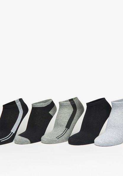 Gloo Assorted Ankle Length Socks - Set of 5-Men%27s Socks-image-0
