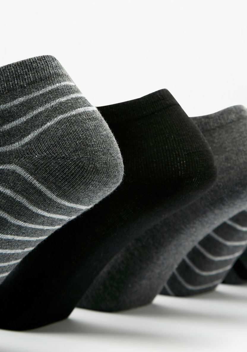 Gloo Assorted Ankle Length Socks - Set of 5-Men%27s Socks-image-1