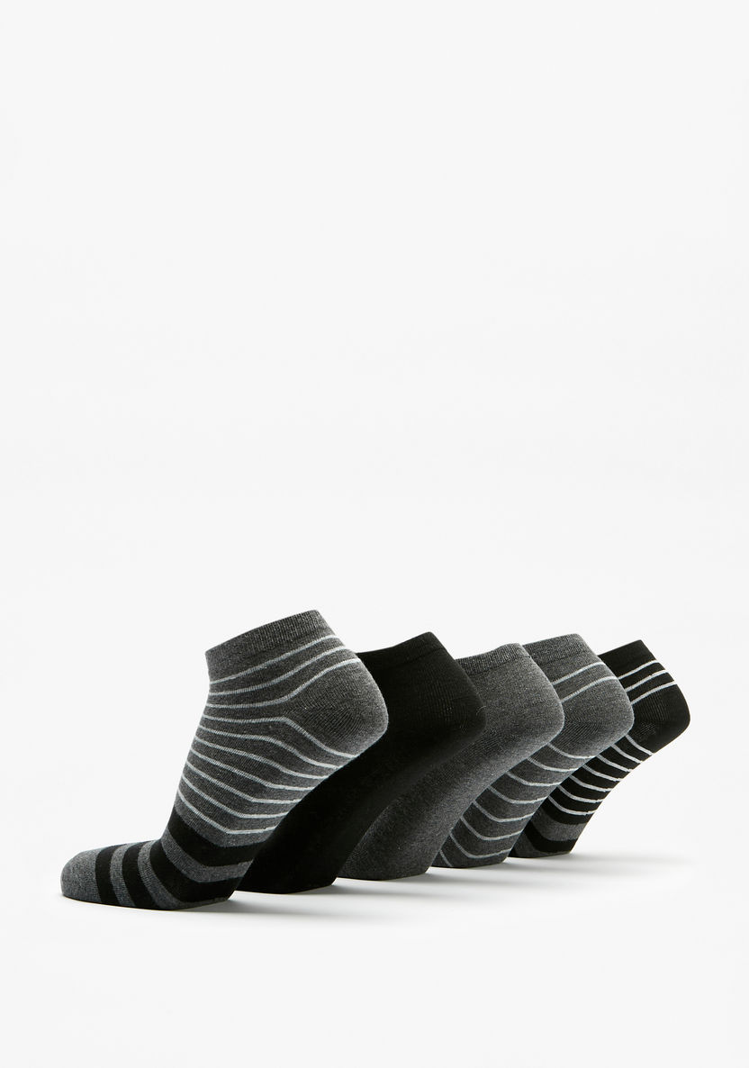 Gloo Assorted Ankle Length Socks - Set of 5-Men%27s Socks-image-2