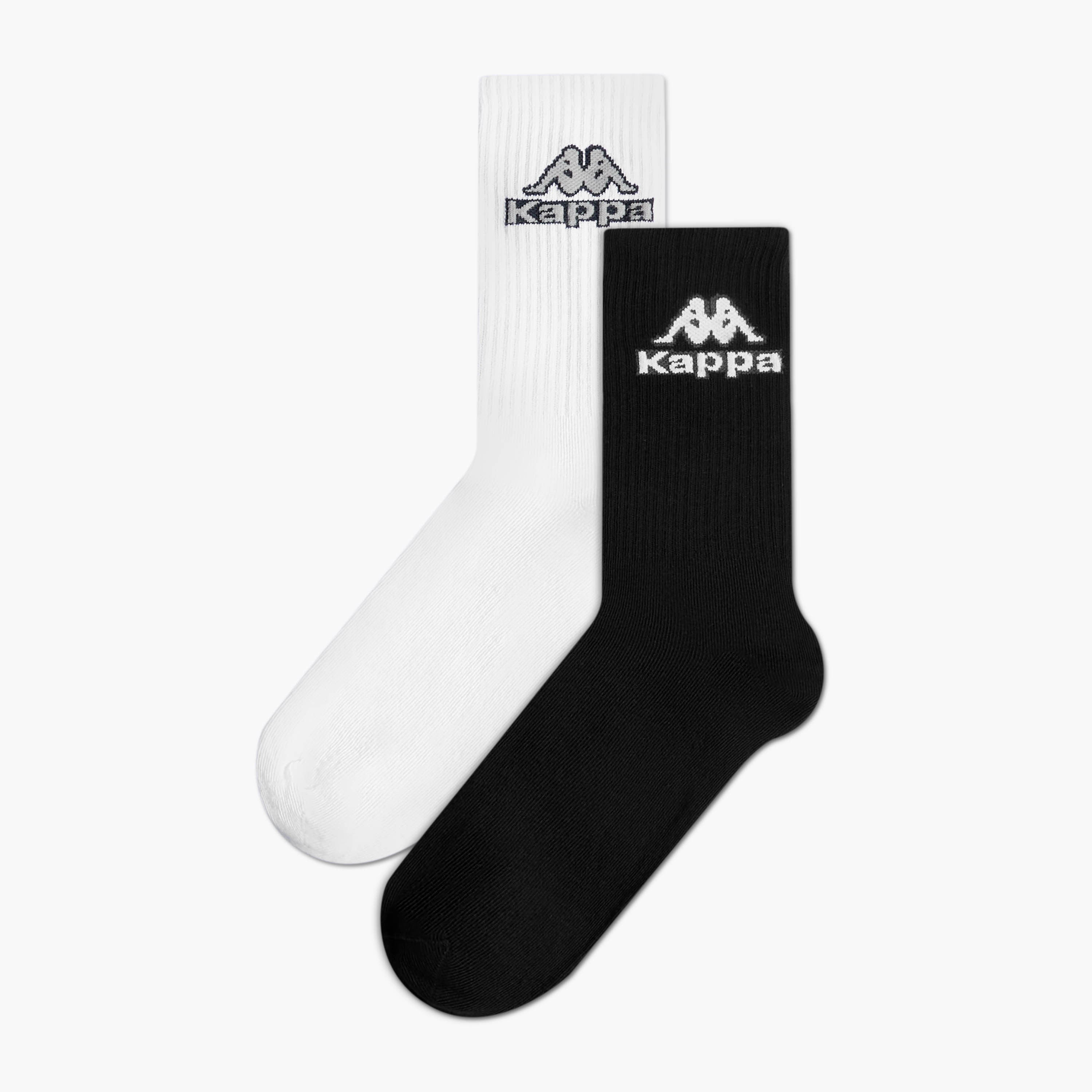 Kappa Men Crew Length Socks - Set of 2-men-socks-image-1