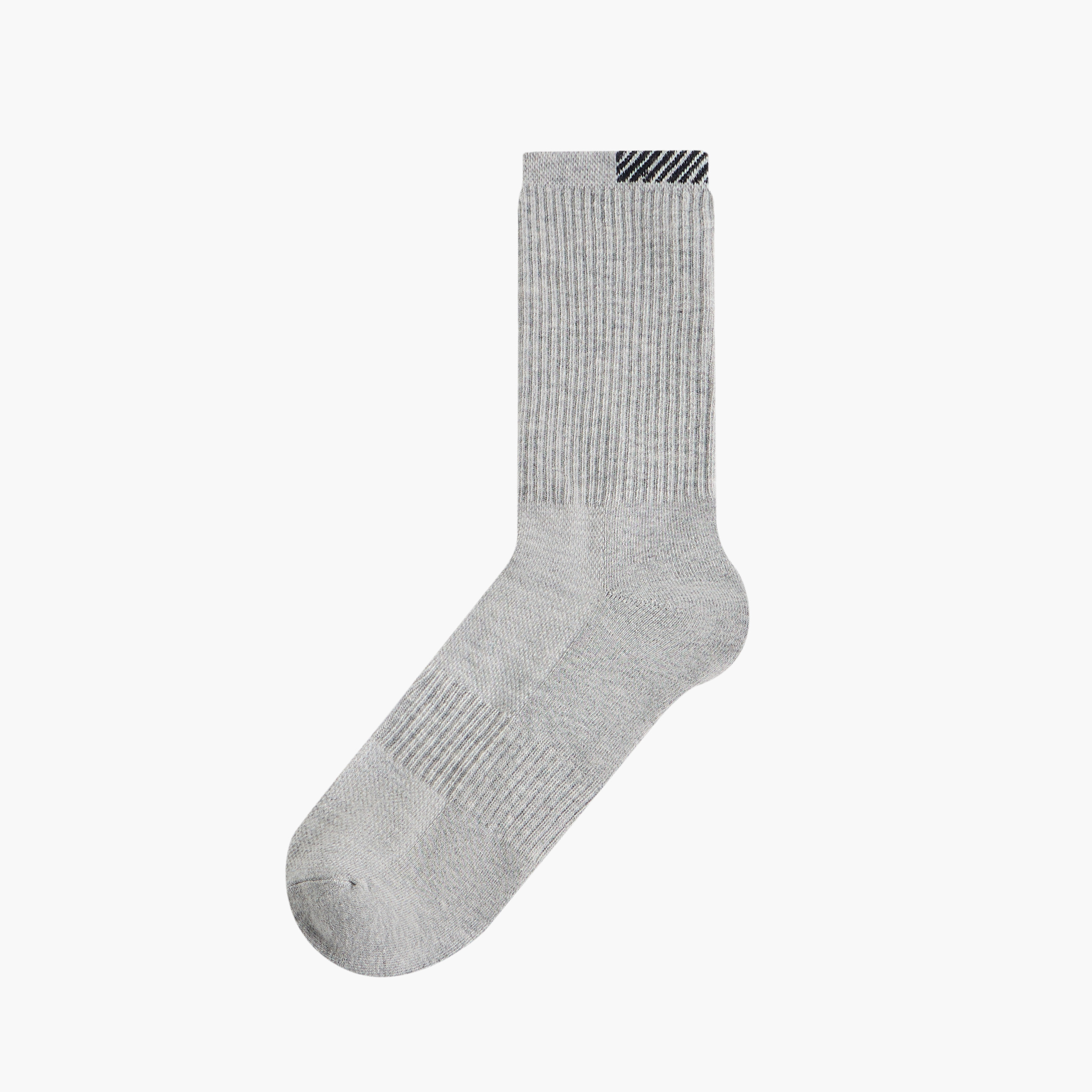 Gloo Ribbed Crew Length Cushioned Socks - Set of 3-men-socks-image-2