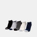 Gloo Solid Ankle Length Socks with Elasticated Hem - Set of 5-Men%27s Socks-thumbnailMobile-0