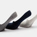 Gloo Textured No Show Socks with Elasticated Hem - Set of 3-Men%27s Socks-thumbnail-2