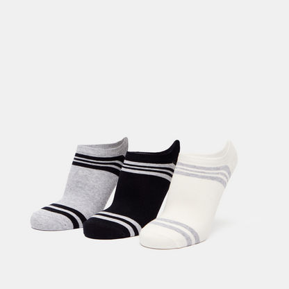 Gloo Striped Ankle Length Socks - Set of 3