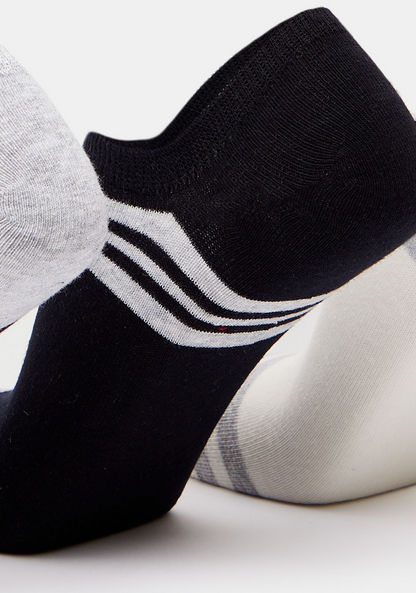 Gloo Striped Ankle Length Socks - Set of 3