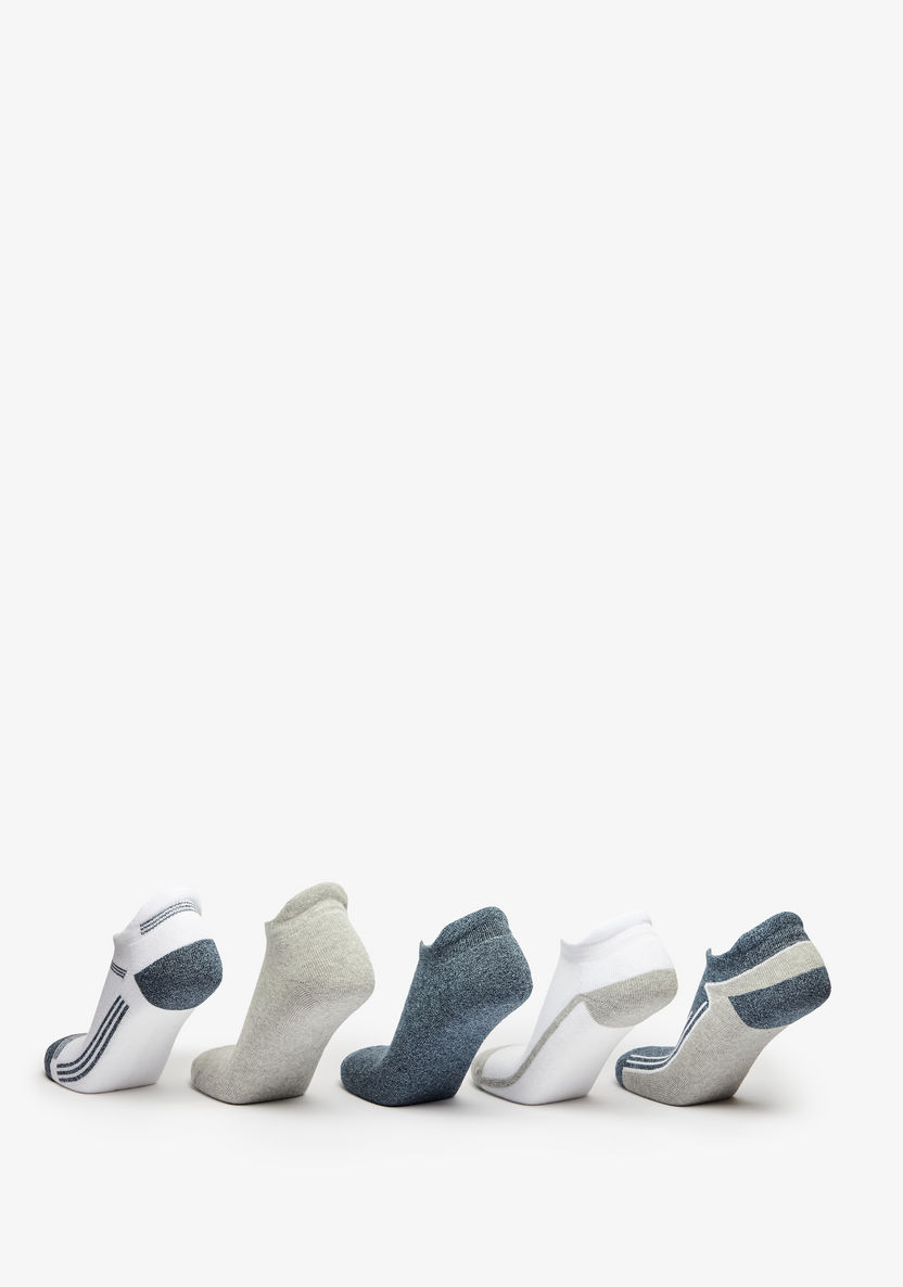 Gloo Assorted Ankle Length Socks - Set of 5-Men%27s Socks-image-1