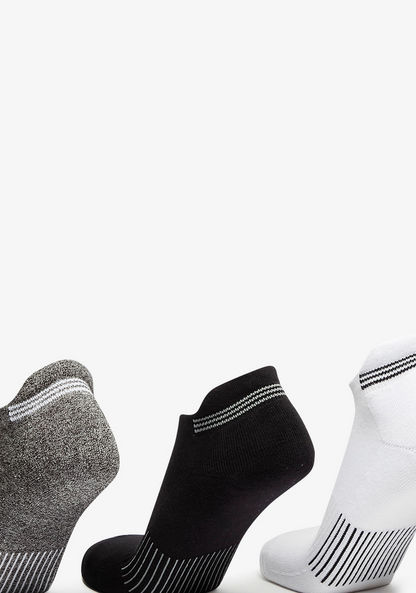 Gloo Textured Ankle Length Socks - Set of 5-Men%27s Socks-image-2