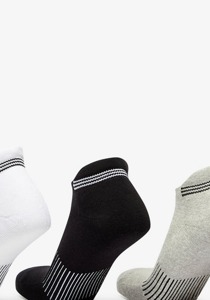 Gloo Textured Ankle Length Socks - Set of 5-Men%27s Socks-image-3