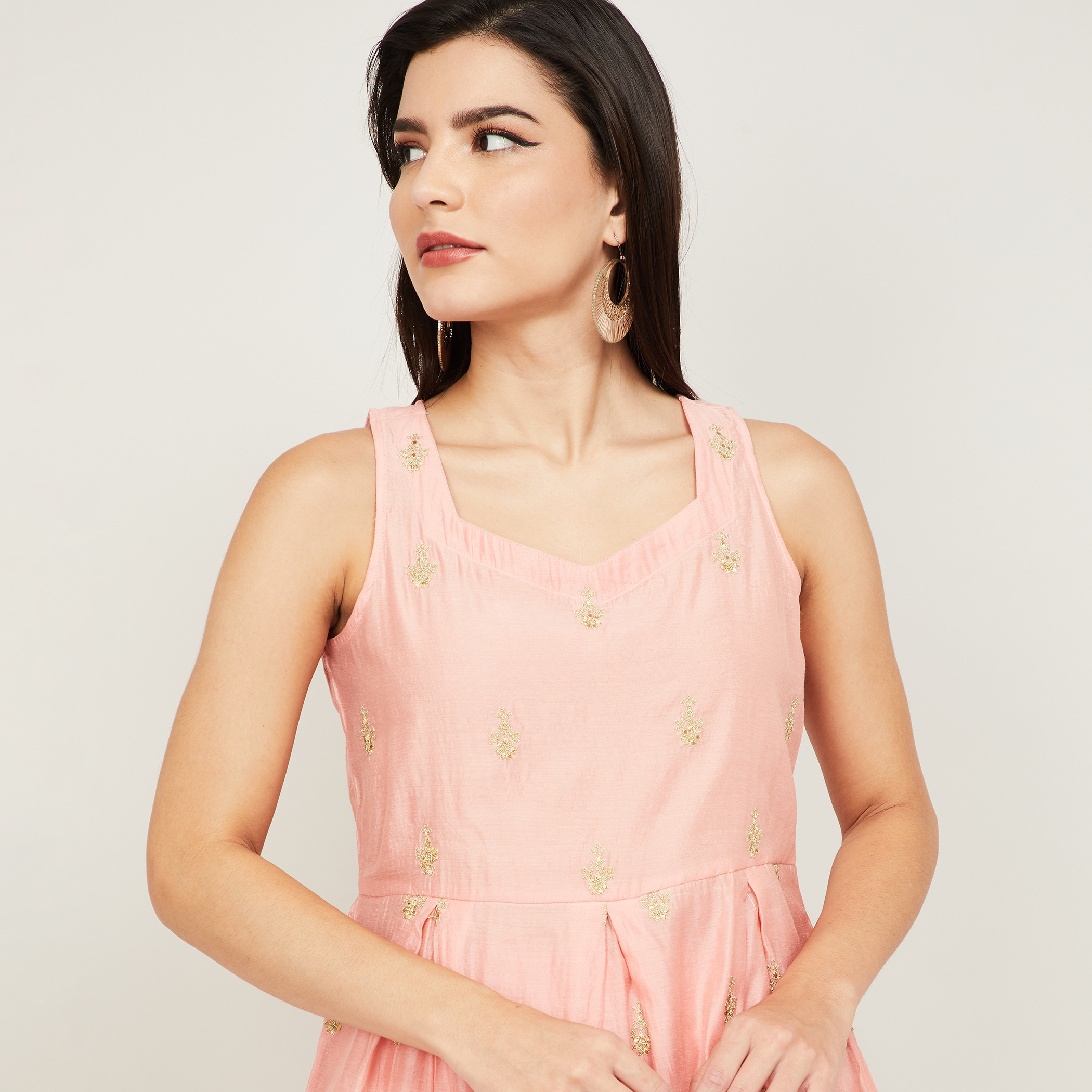 ميلانج لون القرنفل بدلة سالوار-women-clothing-ethnicwear-salwarsuits-image-9