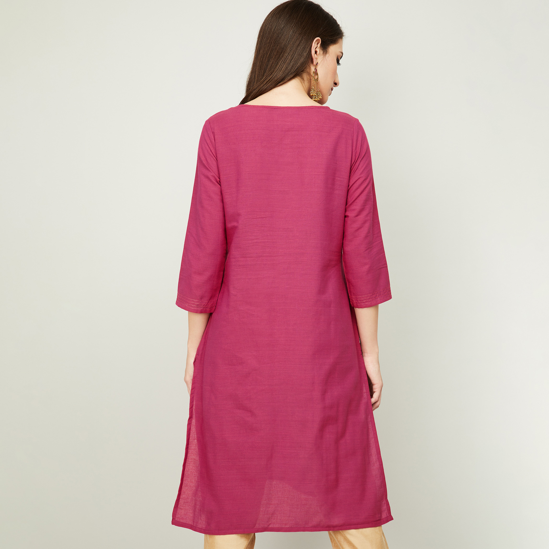 ميلانج لون القرنفل قمم-women-clothing-ethnicwear-kurtas-image-5