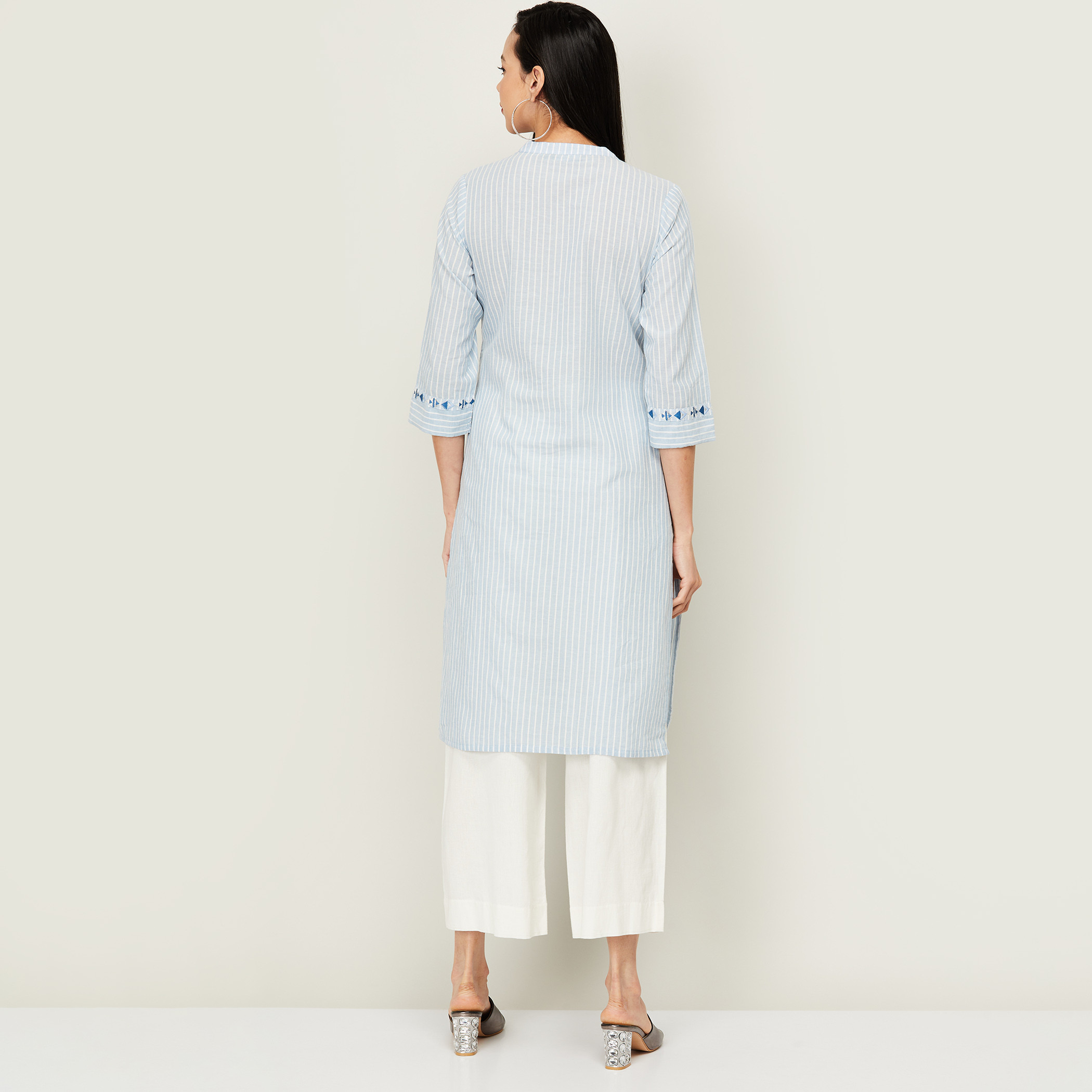 ميلانج أزرق قمم-women-clothing-ethnicwear-kurtas-image-5