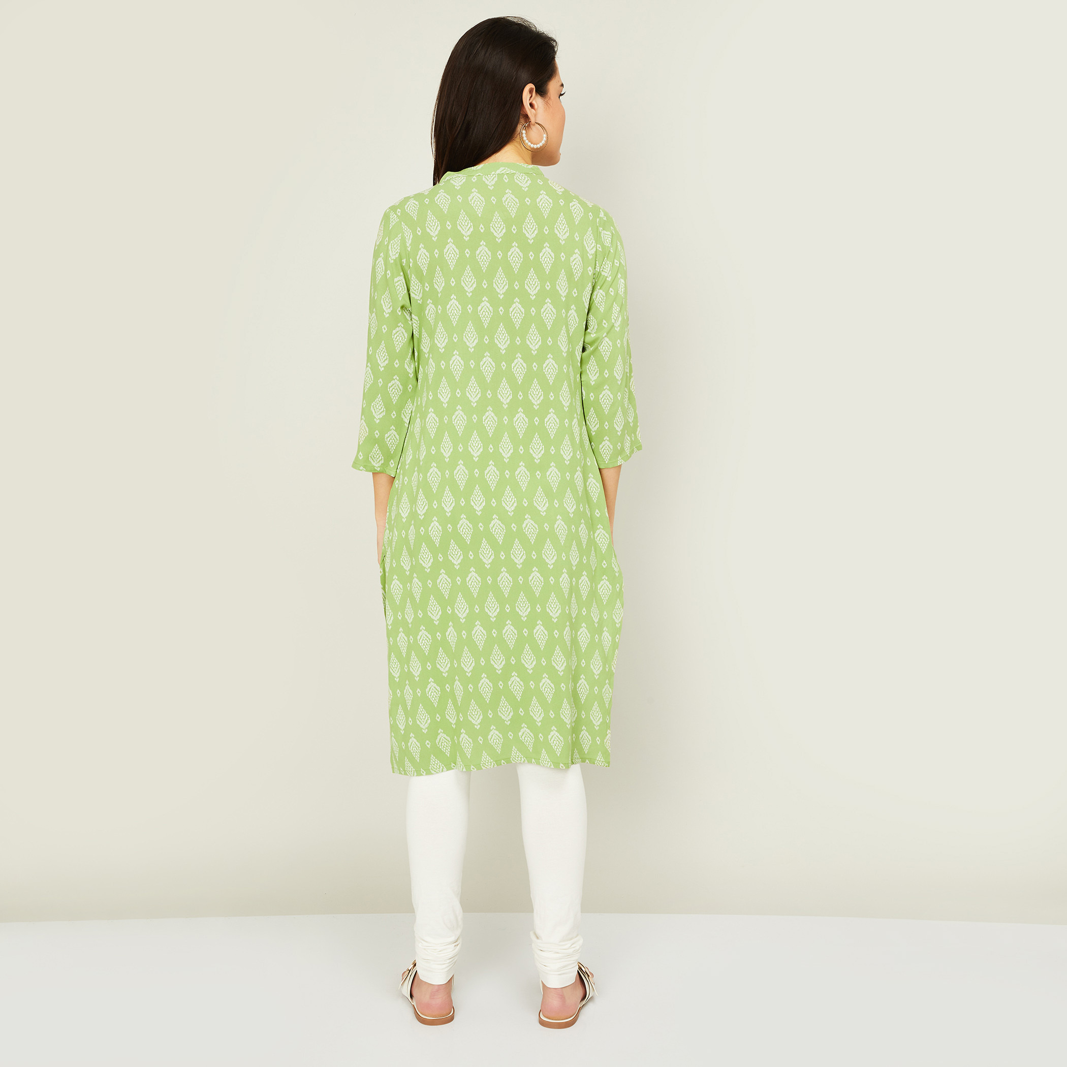 ميلانج أخضر قمم-women-clothing-ethnicwear-kurtas-image-5