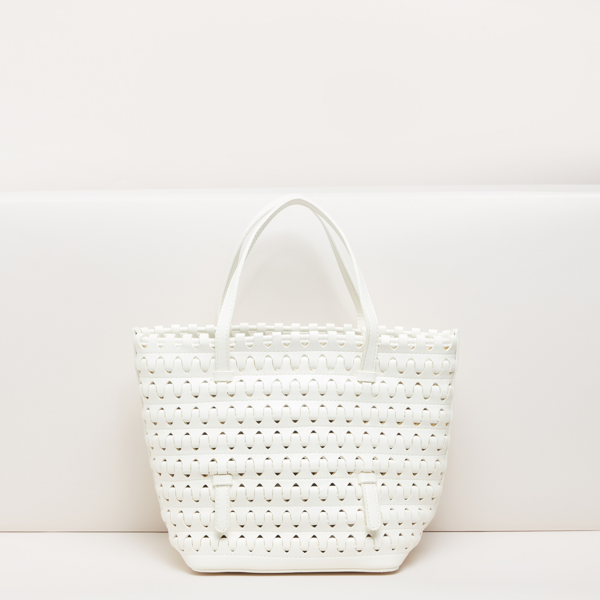 Weave Design Tote Bag with Pouch-women-bagsandwallets-handbags-image-8