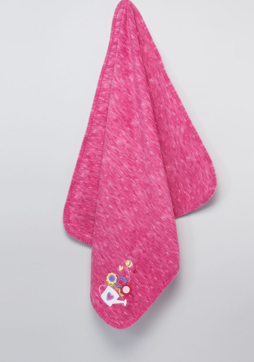 Juniors Watering Jug Embroidered Blanket - 76x102 cms-Receiving Blankets-image-1