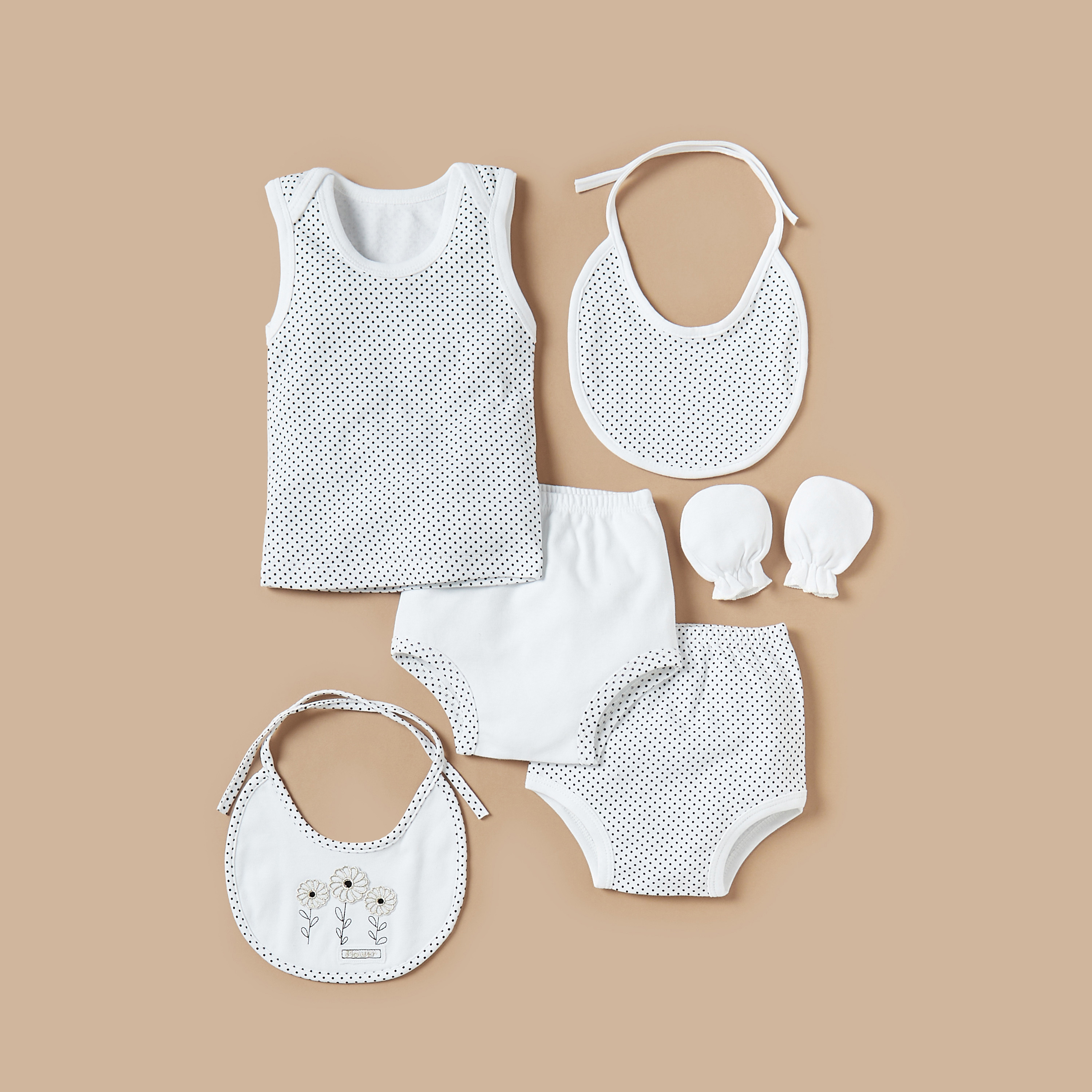 Juniors Polka Dots Print 14-Piece Clothing Gift Set-baby-girls-clothing-setsandcoords-image-5