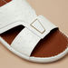 Duchini Mens' Textured Slip-On Arabic Sandals with Metal Detail-Men%27s Sandals-thumbnailMobile-4