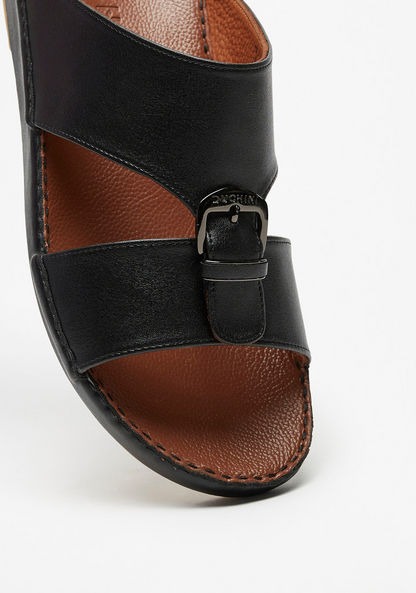 Duchini Men's Solid Slip-On Arabic Sandals-Men%27s Sandals-image-4